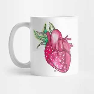 Le Coeur Fraise by Skye Rain Art Mug